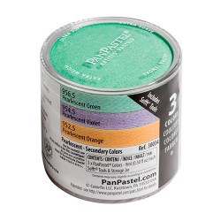 PanPastel pearlescent secondary set of 3 colors of dry pastels