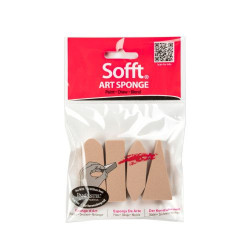 PanPastel Sofft gąbka pasek mix 4szt - sklep plastyczny - szał dla pla