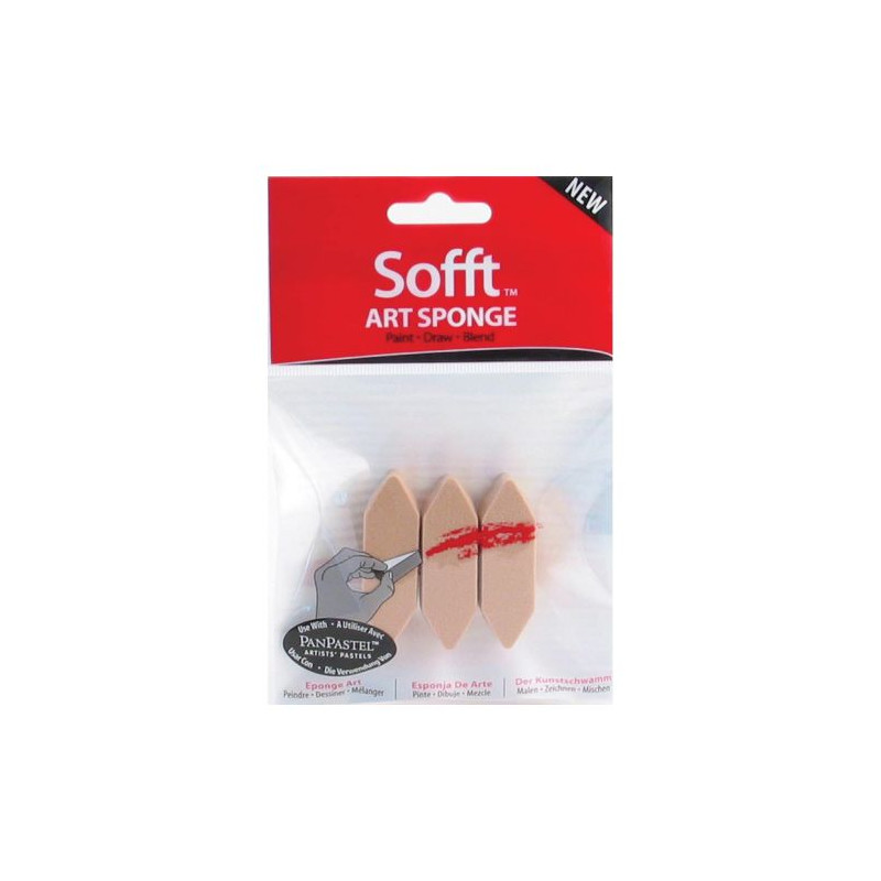 PanPastel Sofft sponge sharp belt 3 pcs