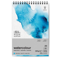 Blok Winsor & Newton watercolor cold pressed on a spiral 300g 12ark