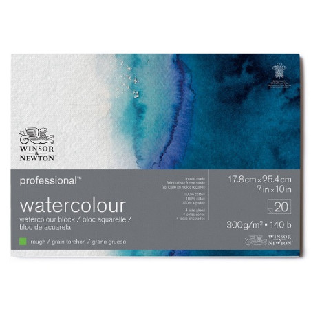Block Winsor & Newton watercolor rough 300g 20ark