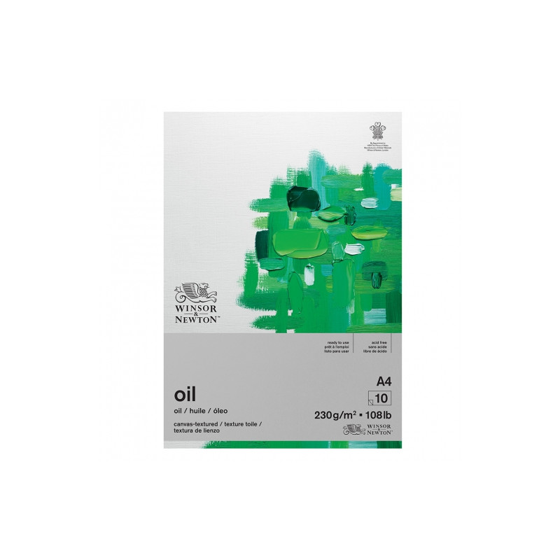 Blok Winsor&Newton oil do farb olejnych 230g 10ark - sklep plastyczny