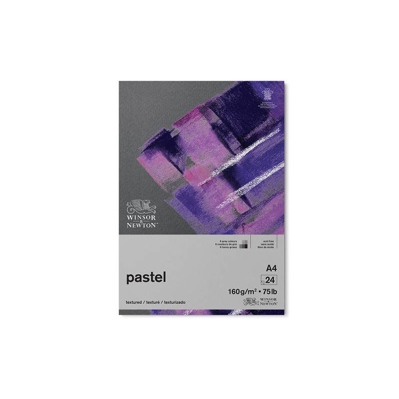 Blok Winsor&Newton pastel grey do pasteli 160g A4 24ark - sklep plasty