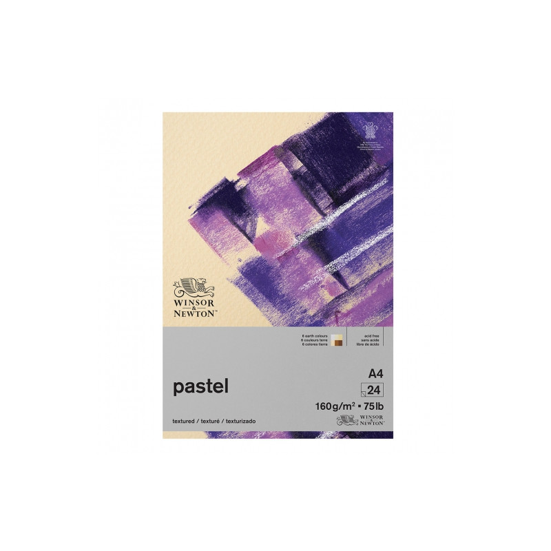 Block Winsor & Newton pastel earth for pastels 160g 24 sheets
