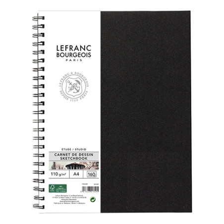 Lefranc&Bourgeois studio spiral sketch 110g 80 sheets