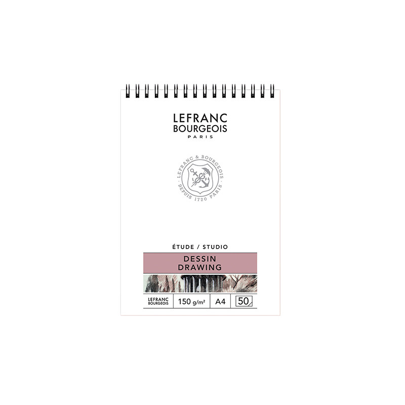 Blok Lefranc&Bourgeois studio drawing na spirali 150g A4 50ark - sklep