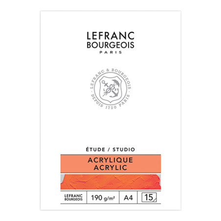 Blok Lefranc&Bourgeois studio do farb akrylowych 190g 15ark - sklep pl