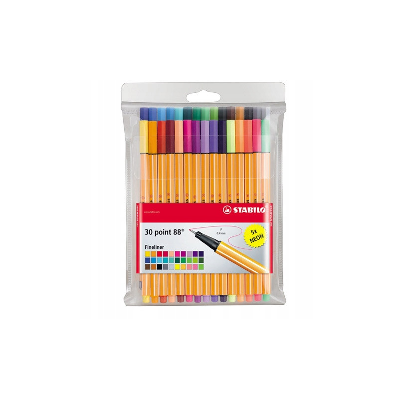 Stabilo point 88 set of 30 colors fineliners