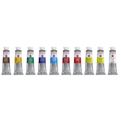 Daler Rowney Georgian water mixable oil zestaw 10x37ml - sklep plastyc