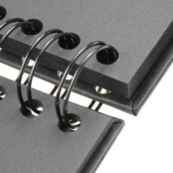 Clairefontaine black album na spirali 185g 40ark - sklep plastyczny -