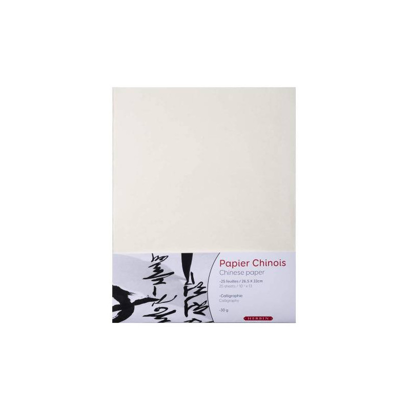 Herbin Chinese paper 26.5x33cm 30g 25 sheets