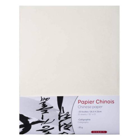 Herbin Chinese paper 26.5x33cm 30g 25 sheets