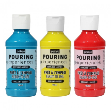 Pebeo pouring experiences farby do pouringu 118ml - sklep plastyczny -