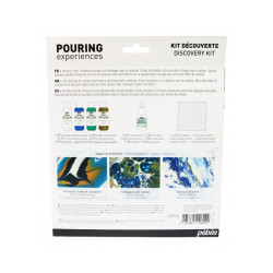 Pebeo discovery kit zestaw do pouringu 4x59ml + silicone 50ml - sklep