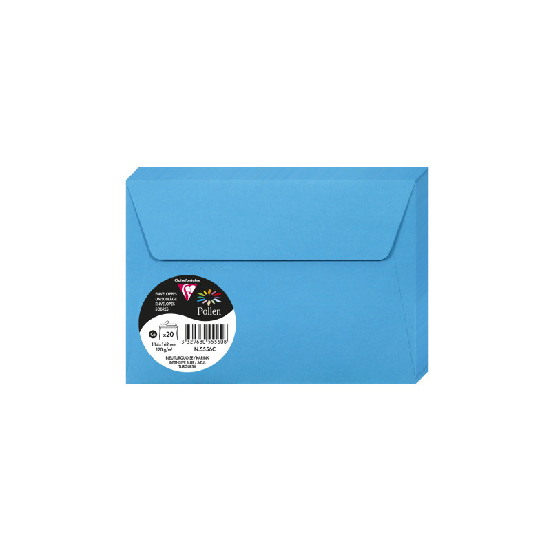 Clairefontaine pollen envelope 114x162mm 120g 20 pieces