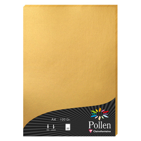 Clairefontaine pollen papier A4 120g 50 arkuszy - sklep plastyczny - s