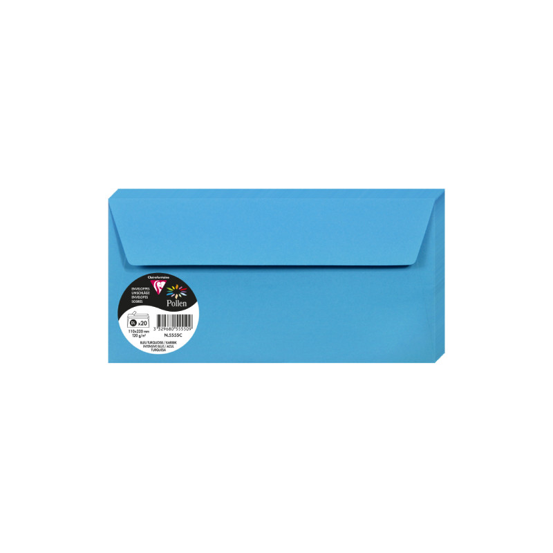 Clairefontaine pollen envelope 110x220mm 120g 20 pieces