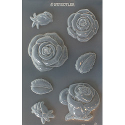 FIMO form - roses - szal art - skelp plastyczny