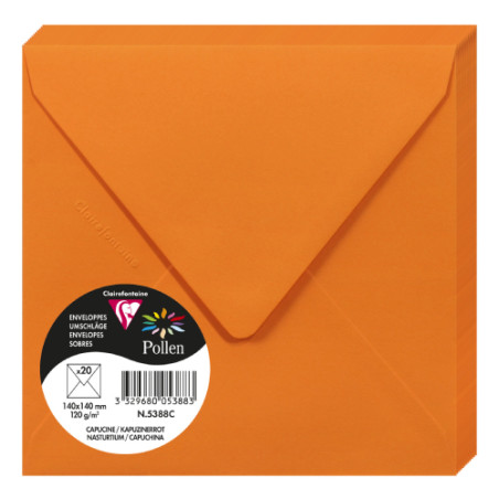 Clairefontaine pollen koperta 140x140mm 120g 20 sztuk - sklep plastycz