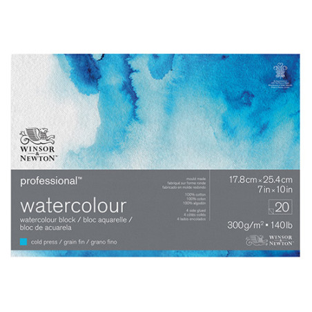 Blok Winsor&Newton professional akwarelowy cold pressed 300g 20ark - s