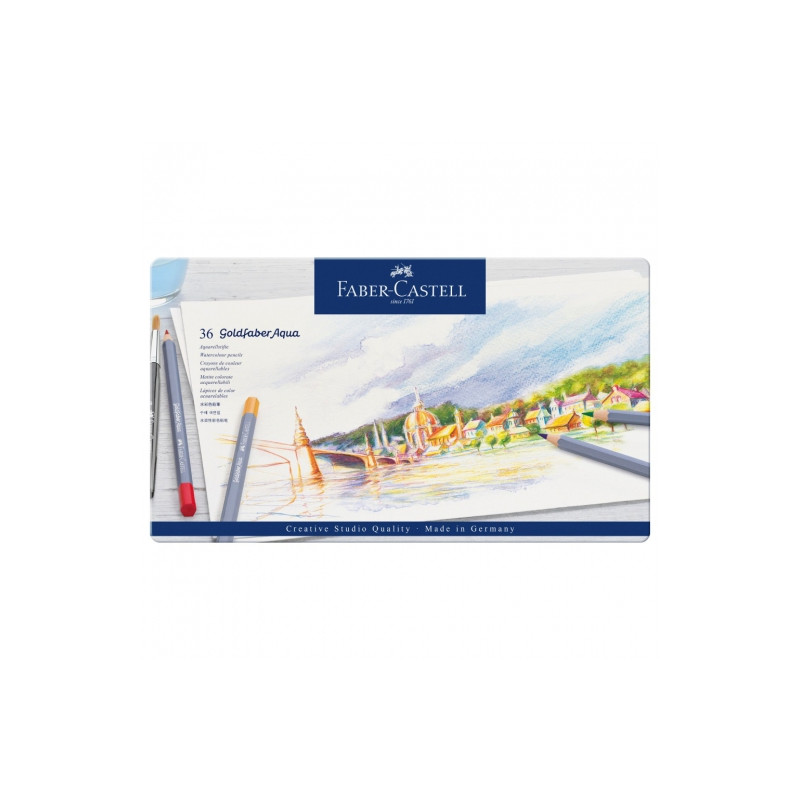 Faber-Castell goldfaber aqua set of 36 crayons