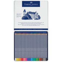 Faber-Castell goldfaber aqua set of 24 crayons