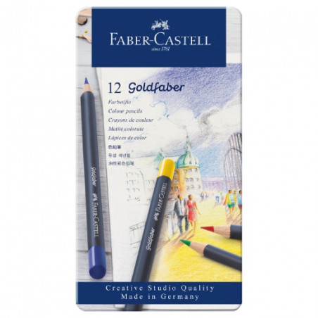Faber-Castell goldfaber set of 12 artistic crayons