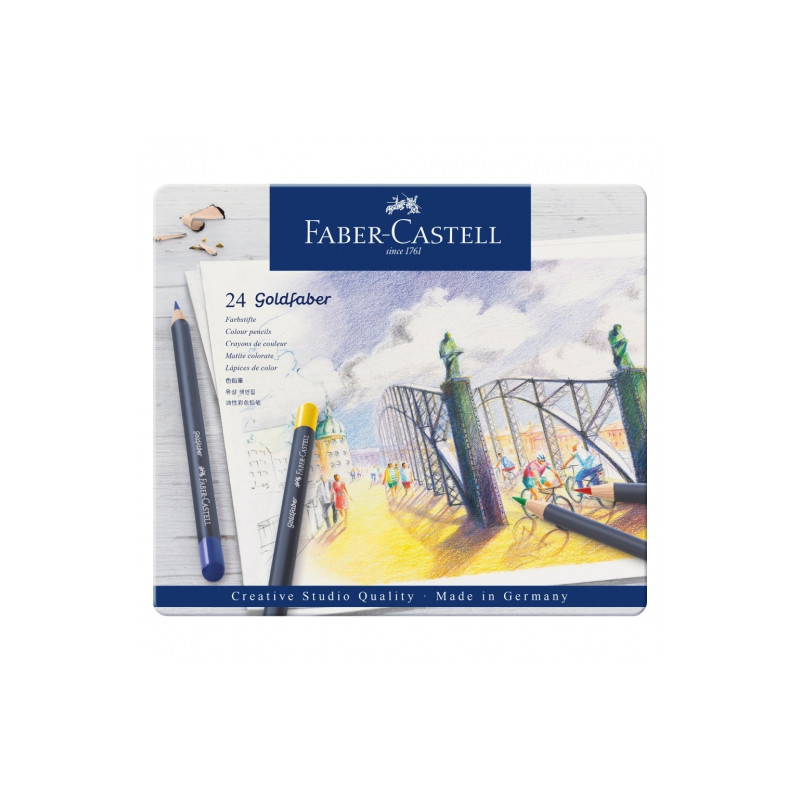 Faber-Castell goldfaber set of 24 artistic crayons
