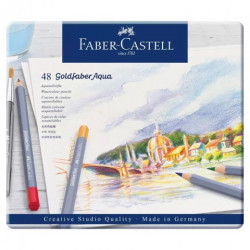 Faber-Catell goldfaber aqua zestaw 48 kredek akwarelowych - sklep plas