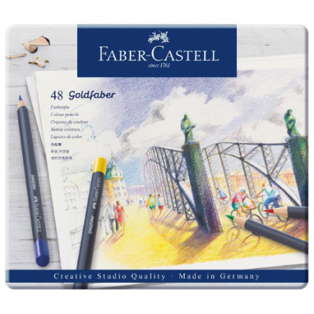 Faber-Castell goldfaber set of 48 artistic crayons