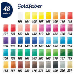 Faber-Castell goldfaber set of 48 artistic crayons