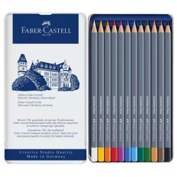 Faber-Castell goldfaber aqua set of 12 crayons