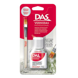 DAS werniks szklący końcowy 75ml + pędzel - sklep plastyczny - szał dl