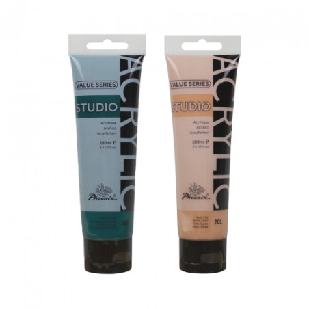 Phoenix farby akrylowe acrylic 100ml - sklep plastyczny - szał dla pla