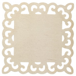 Deseczka ażurowa kwadratowa 25x25cm - sklep plastyczny - szał dla plas