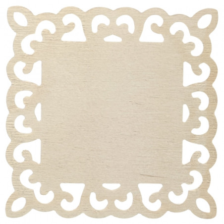 Openwork square board 25x25cm