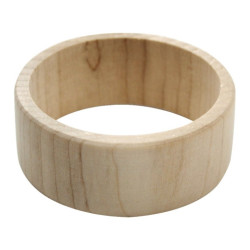 Wooden bracelet, straight 30mm