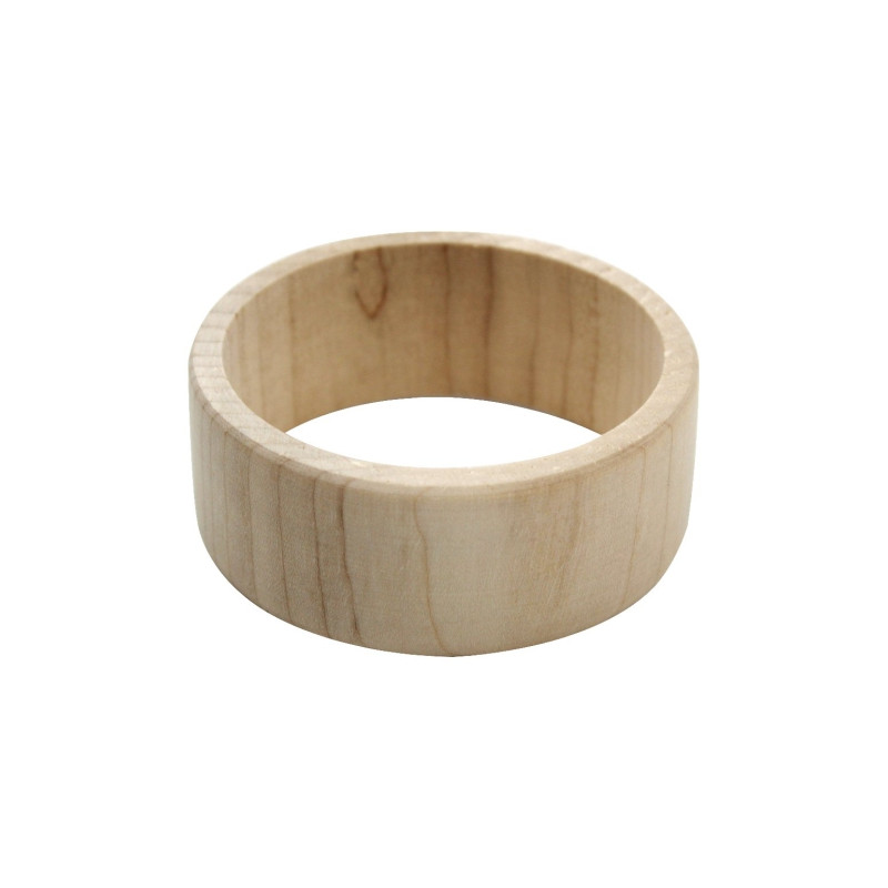 Wooden bracelet, straight 30mm
