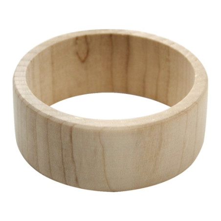 Drewniana bransoleta prosta 30mm - sklep plastyczny - szał dla plastyk
