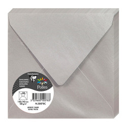 Clairefontaine pollen metallic envelope 140x140mm 120g 20 pieces