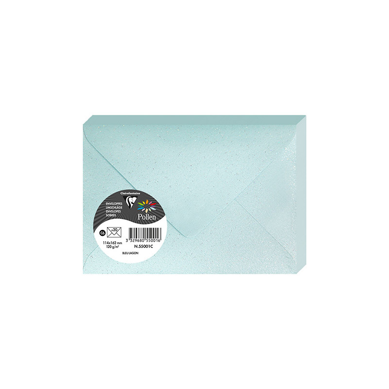 Clairefontaine pollen koperty brokatowe 114x162mm 120g 20 sztuk - skle