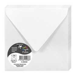 Clairefontaine pollen metallic envelope 140x140mm 120g 20 pieces