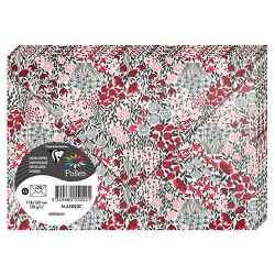Clairefontaine pollen flowers envelopes 114x162mm 120g 20 pcs