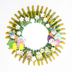 Metal hoop for decoration