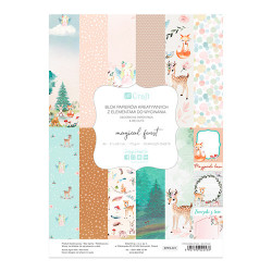 DP Craft magical forest block of creative papers A4 170g 20 sheets