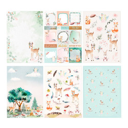 DP Craft magical forest block of creative papers A4 170g 20 sheets