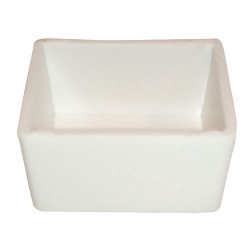 Empty watercolor paint container in a pen