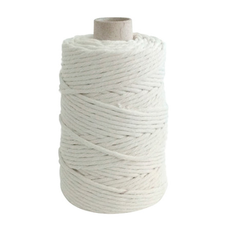 DP Craft macrame cotton cord 5mm x 100m white