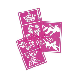 Snazaroo set of 6 fantasy girl templates