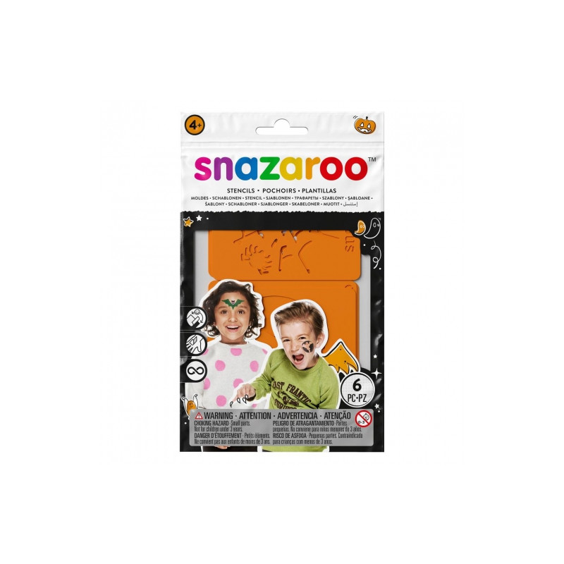 Snazaroo set of 6 halloween templates